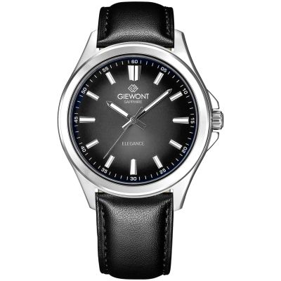 Zegarek Męski Giewont Elegance Sapphire Czarny GW5160-A2
