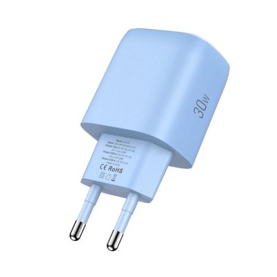4. Ładowarka sieciowa Tech-Protect NCA30 PD 30W QC3.0 USB-A / USB-C - niebieska