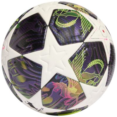 2. Piłka nożna adidas UCL 25/26 Final Pro fioletowo-biała JX9077