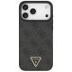 3. Etui Guess Leather 4G Triangle Strass MagSafe na iPhone 17 Pro Max - czarne