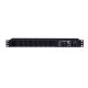CyberPower PDU81005 rozdzielacz zasilania PDU 1U Czarny 8 Gniazdo(a) sieciowe
