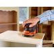 6. Szlifierka Black & Decker BDCROS18N-XJ przenośna szlifierka orbitalna 12000 RPM Czarny, Pomarańczowy