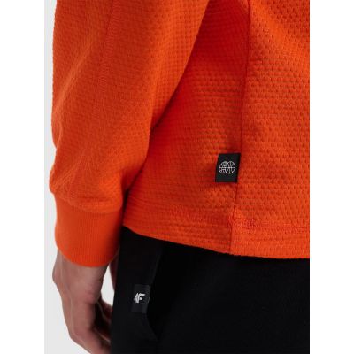2. Longsleeve oversize gładki męski 4F 4FRSS25TLONM518-70S