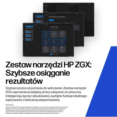 67. HP ZGX Nano G1n AI GB10 128 GB LPDDR5x-SDRAM 4 TB SSD Linux Mini PC Stanowisko AI Workstation, AI PC Czarny