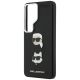 6. Etui Karl Lagerfeld Saffiano Double Heads Metal na Samsung Galaxy S26 Ultra - czarne