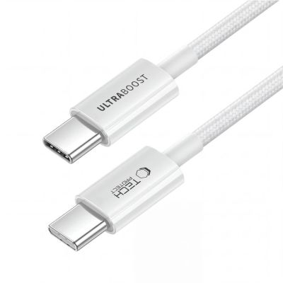 3. Kabel Tech-Protect Ultraboost Lite USB-C / USB-C 60W / 3A 300 cm - biały
