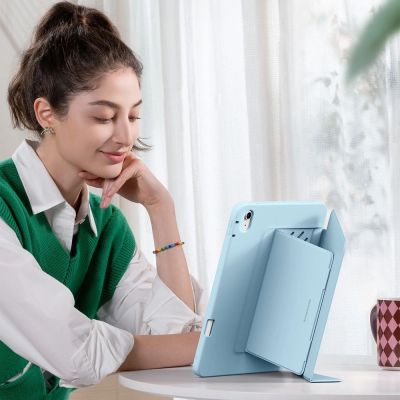 6. Etui ESR Flip Hybrid na iPad 10.9" 2020-2022 ( 4 / 5 gen.) / 11" 2024-2025 ( 6 / 7 gen.) - niebieskie