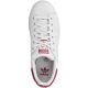 Dziecięce buty lifestyle inspirowane obuwiem tenisowym Stan Smith, kolor biały, skóra naturalna i syntetyczna