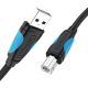 3. Kabel do drukarki USB-A do USB-B Vention 480Mbps 5m czarny