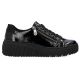 20. Buty na koturnie czarne Rieker W N2501-00
