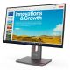 34. Lenovo ThinkVision P24QD-40 LED display 60,5 cm (23.8") 2560 x 1440 px Quad HD LCD Czarny