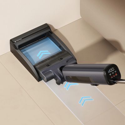 25. Odkurzacz pionowy UWANT D700 Pro z funkcją mopowania do pracy na mokro i sucho - niebieski