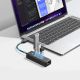 4. Hub USB Orico PW3UR25-U3 4-portowy 3x USB-A 3.0 1x RJ45 2.5G Ethernet 1,8 m - czarny