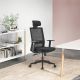 7. ERGO OFFICE FOTEL BIUROWY ERGONOMICZNY PREMIUM ER-425 Z WYSOKIM OPARCIEM MAX 150KG