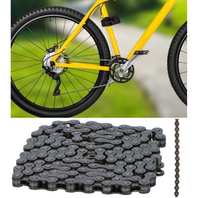 9. ŁAŃCUCH ROWEROWY 116OGNIW MTB 6 RZĘDOWY 12,7 x 2,4 MM BICYCLE GEAR
