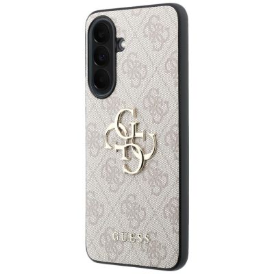 2. Etui Guess Leather 4G Metal Logo na Samsung Galaxy A37 5G - różowe