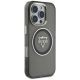 4. Etui Guess IML Metal Mountain Logo MagSafe na iPhone 16 Pro - czarny