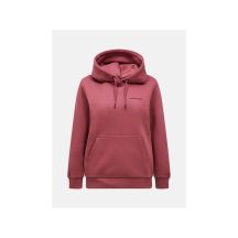 Bluza damska PEAK PERFORMANCE W Original Small Logo Hood kolor czerwony