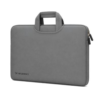 Torba na laptop Wozinsky WNT-15G 15.6" z chowaną rączką neoprenowa - szara