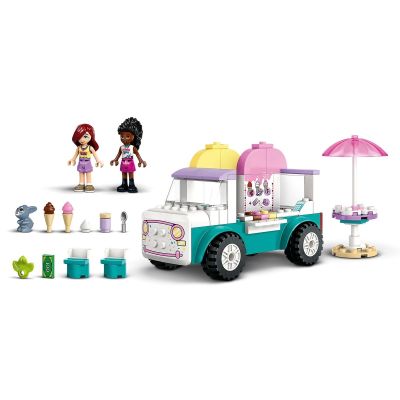 4. LEGO FRIENDS 42644 Furgonetka z lodami w mieście Heartlake