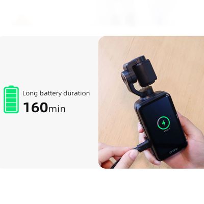 15. Kamera Ordro Pocket M5 z 3-osiowym gimbalem, 5K, do vlogowania i YouTube – czarna