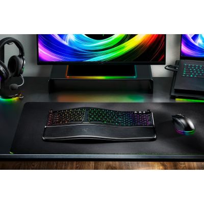 3. Razer Pro Type Ergo klawiatura Uniwersalne USB + RF Wireless + Bluetooth QWERTY US English Czarny