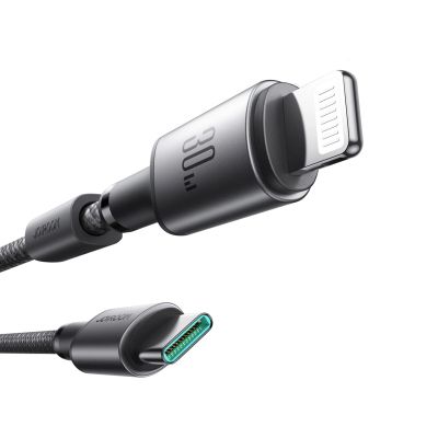 4. Kabel Joyroom S-A50 Unlimited Series 30W USB-C - Lightning z organizerem magnetycznym 1,2m - szary