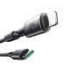 4. Kabel Joyroom S-A50 Unlimited Series 30W USB-C - Lightning z organizerem magnetycznym 1,2m - szary