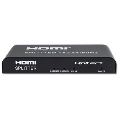 8. QOLTEC ROZDZIELACZ SPLITTER 2XHDMI 4KX2K | 6GB/S | 60HZ