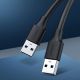 9. Ugreen kabel przewód USB 2.0 (męski) - USB 2.0 (męski) 0,5 m czarny (US128 10308)