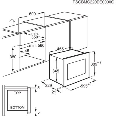 26. Kuchenka mikrofalowa Electrolux LMS2203EMK (700W; 20l; kolor czarno-srebrny)