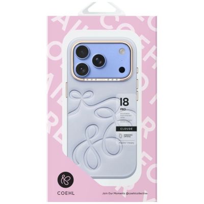 5. Etui UNIQ Coehl Cloude Magnetic Charging na iPhone 18 Pro / 17 Pro - niebieskie