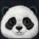 9. Etui Nimmy Big Eyed Pet 2.0 Panda na iPhone 16 - czarne