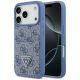 Etui Guess 4G nauble Card Triange na iPhone 18 Pro / 17 Pro - niebieskie