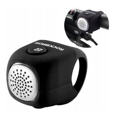 7. Dzwonek rowerowy Rockbros CB1709BK elektorniczny - czarny