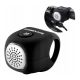 7. Dzwonek rowerowy Rockbros CB1709BK elektorniczny - czarny