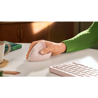 25. Mysz Logitech Lift Vertical Pink