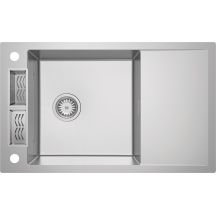 Zlewozmywak stalowy 1-komorowy z ociekaczem