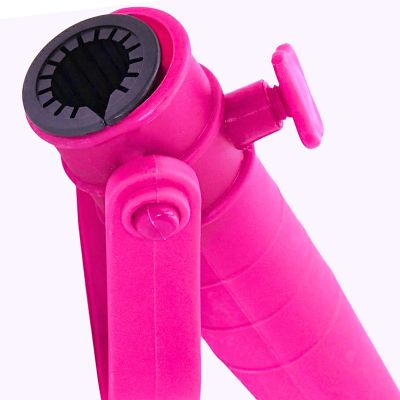 5. BAZA MOCOWANIE DO PARASOLA PLASTIKOWA WKRĘCANA 39CM RÓŻOWA