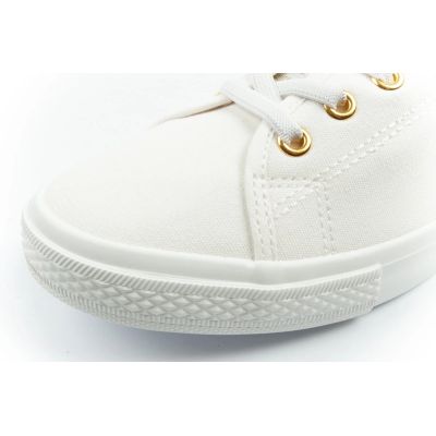 6. Lee Cooper buty trampki damskie sportowe białe wsuwane baleriny