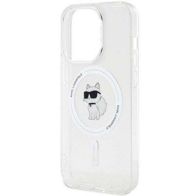 6. Etui Karl Lagerfeld IML Choupette MagSafe na iPhone 13 Pro / 13 - przezroczyste