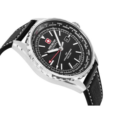 2. Zegarek Męski SWISS MILITARY HANOWA Afterburn GMT SMWGB0003201 + BOX