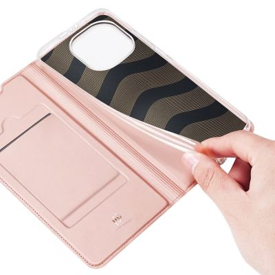 9. DUX DUCIS Skin Pro kabura etui pokrowiec z klapką Xiaomi Mi 11 Pro różowy