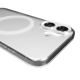 6. Etui Puro Lite Mag TPU+PC kompatybilne z MagSafe na iPhone 17 - przezroczyste z białym pierścieniem