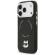 2. Etui Karl Lagerfeld Choupette Pin MagSafe do iPhone 17 Pro - czarne