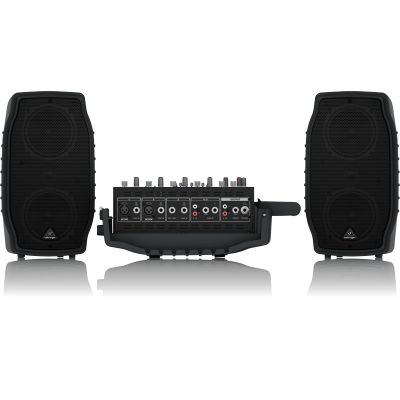 3. Behringer PPA200 system PA System nagłośnieniowy wolnostojący (PA) 200 W Czarny