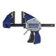 Klamra zacisk stolarski IRWIN 10505947 125 cm Czarny, Niebieski, Szary