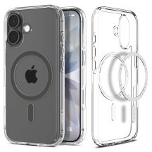 Etui Spigen Ultra Hybrid MagSafe na iPhone 17 - przezroczysto-szare
