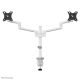 20. Neomounts DS60-425WH2 uchwyt / stojak do monitorów 68,6 cm (27") Biurko Biały