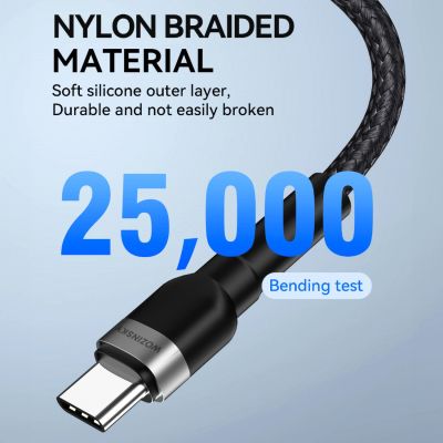 8. Kabel Wozinsky WNBAC2 USB-A / USB-C 2.4A 2 m - czarny
